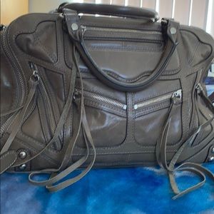 Rebecca Minkoff tri-zip jealous satchel.